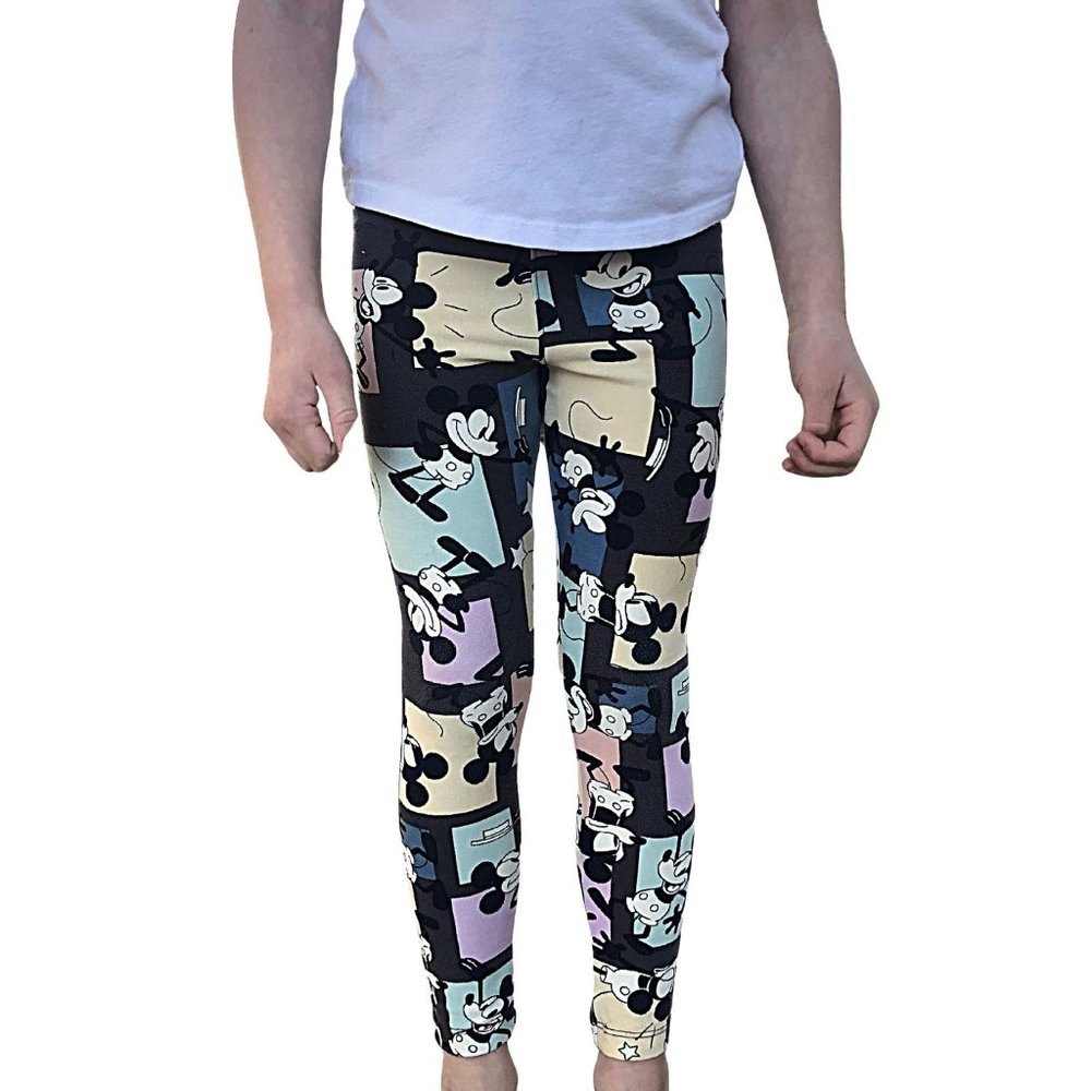 Little Girl LulaRoe Mickey Mouse Leggings